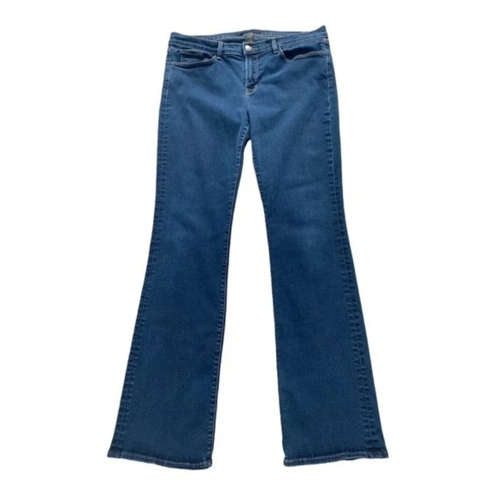 J BRAND Brooke Bootcut‎ Jeans in Color Aura, Size 32, Denim